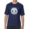 Panda - Men's Tall Word Art T-Shirt sold by LA Pop Art