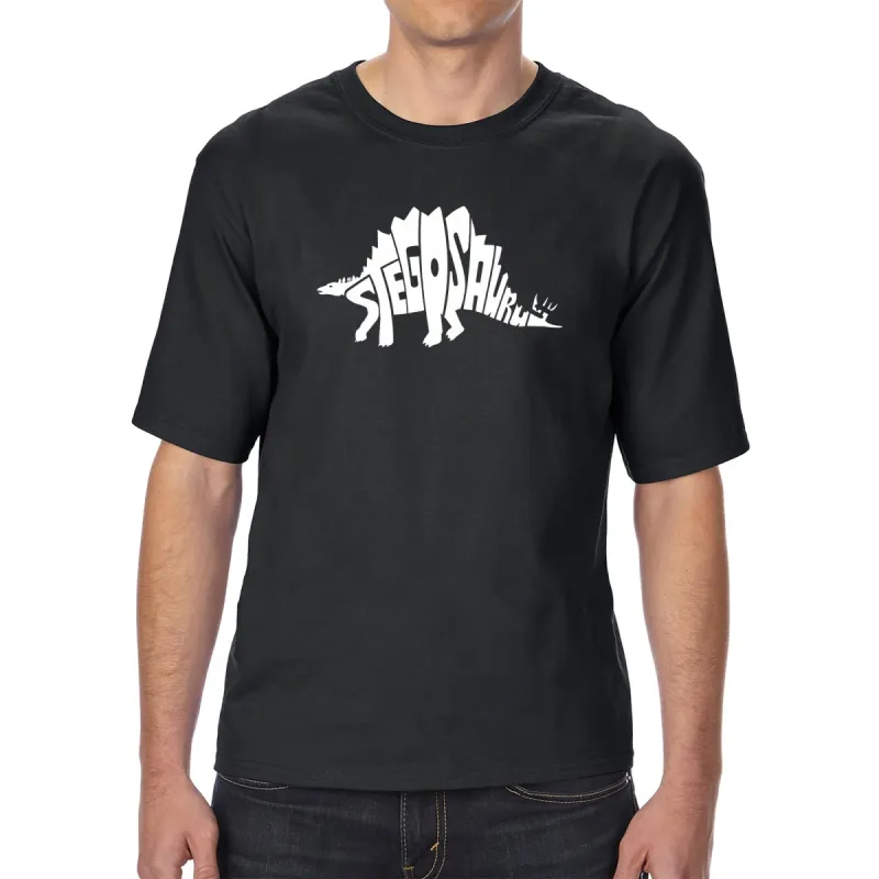 STEGOSAURUS - Men's Tall Word Art T-Shirt sold by LA Pop Art