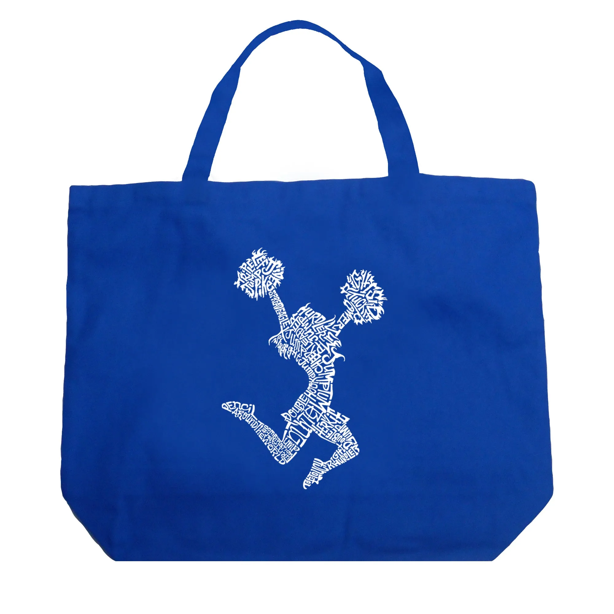 Cheer - Large Word Art Tote Bag sold by LA Pop Art product image thumbnail 5