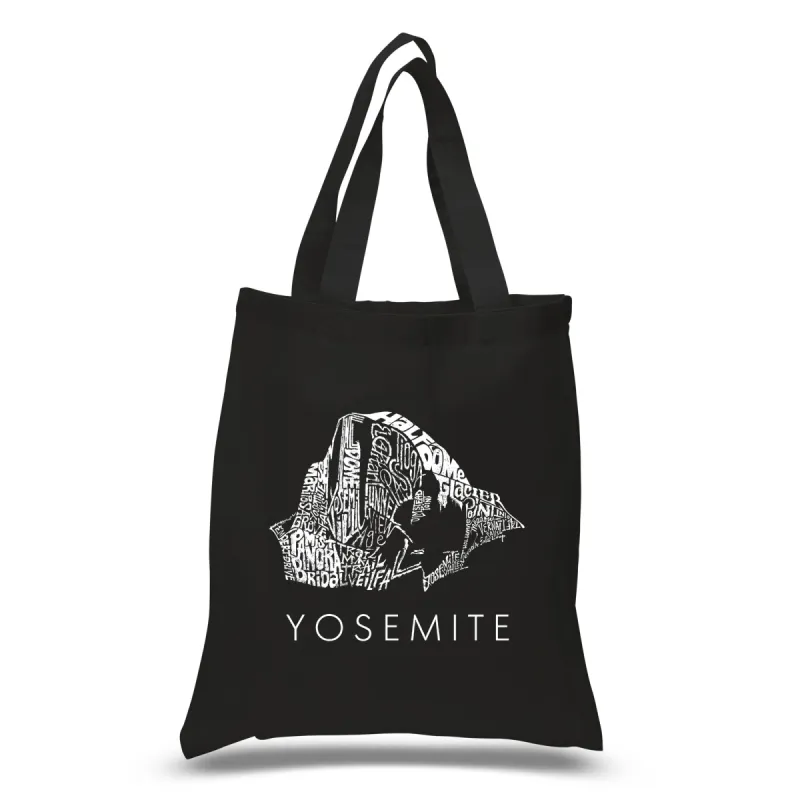 Yosemite - Small Word Art Tote Bag sold by LA Pop Art