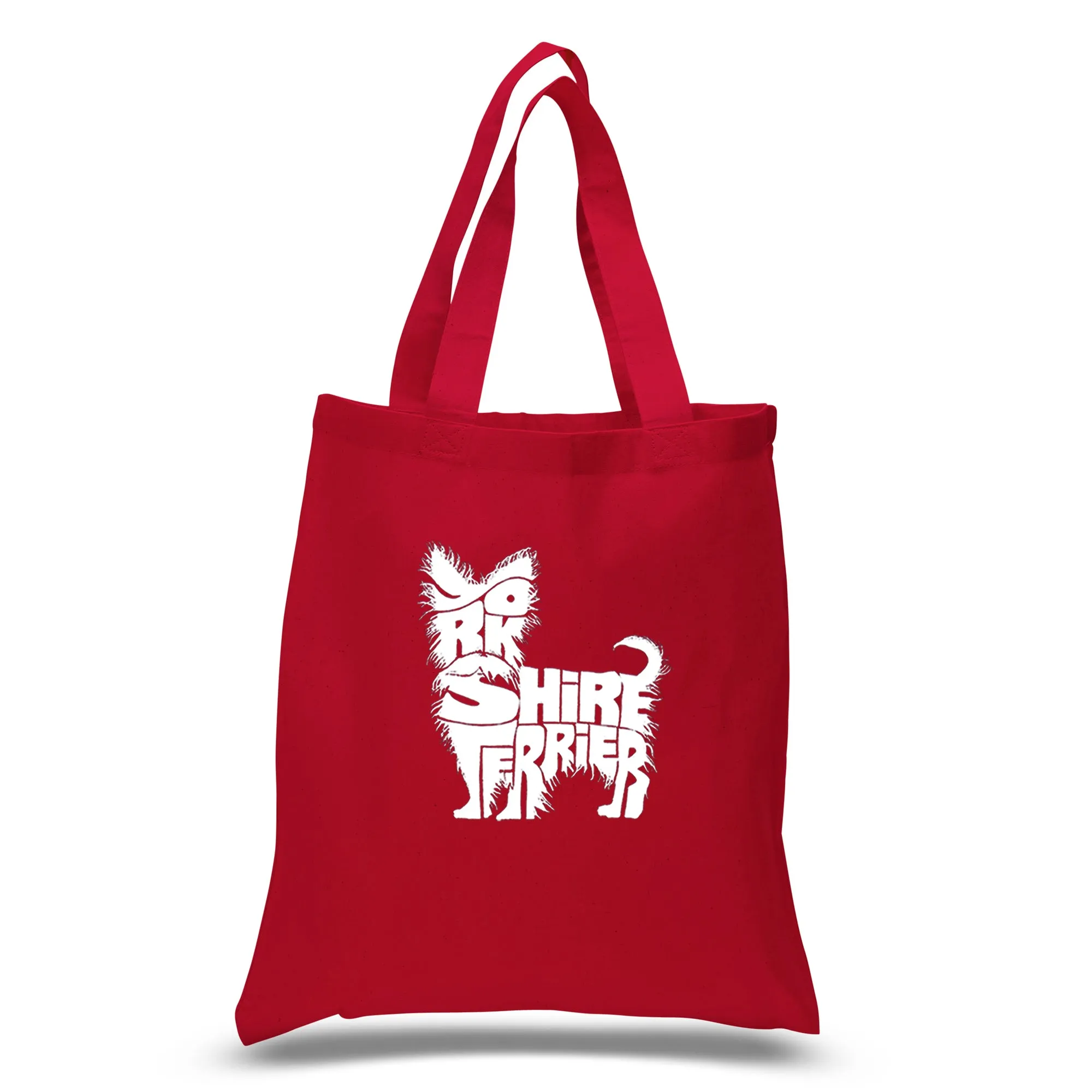 Yorkie - Small Word Art Tote Bag sold by LA Pop Art product image thumbnail 3