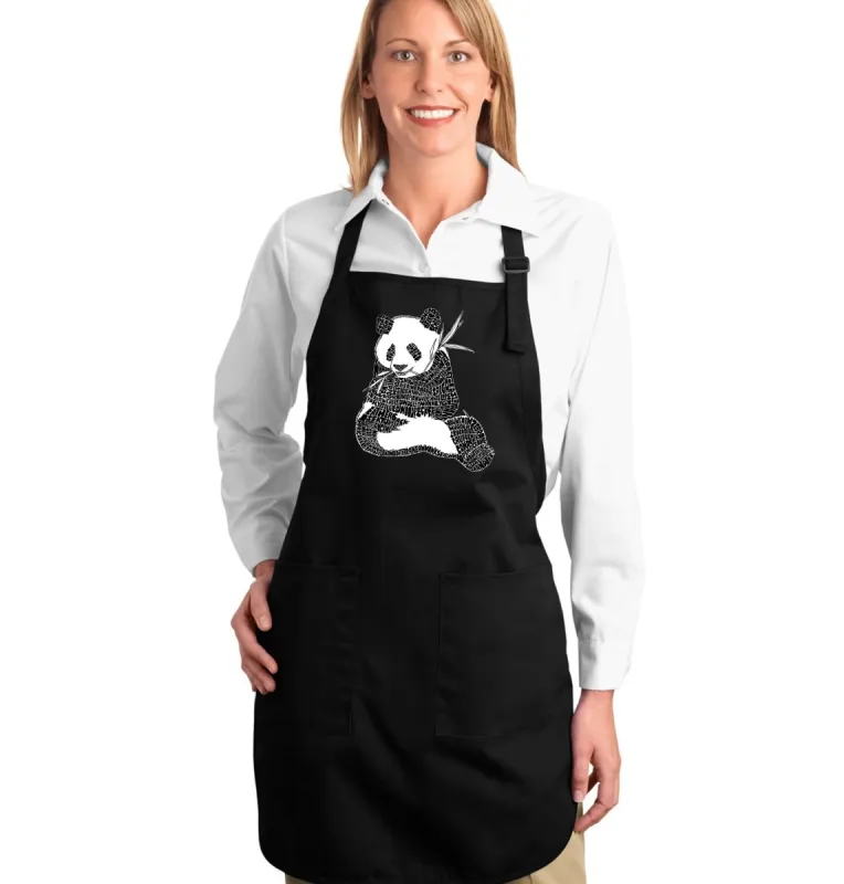 ENDANGERED SPECIES - Full Length Word Art Apron sold by LA Pop Art