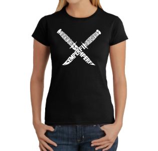 Semper Fi -  Women's Word Art T-Shirt sold by LA Pop Art