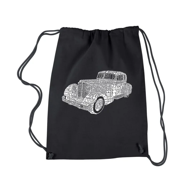 Mobsters - Drawstring Backpack sold by LA Pop Art