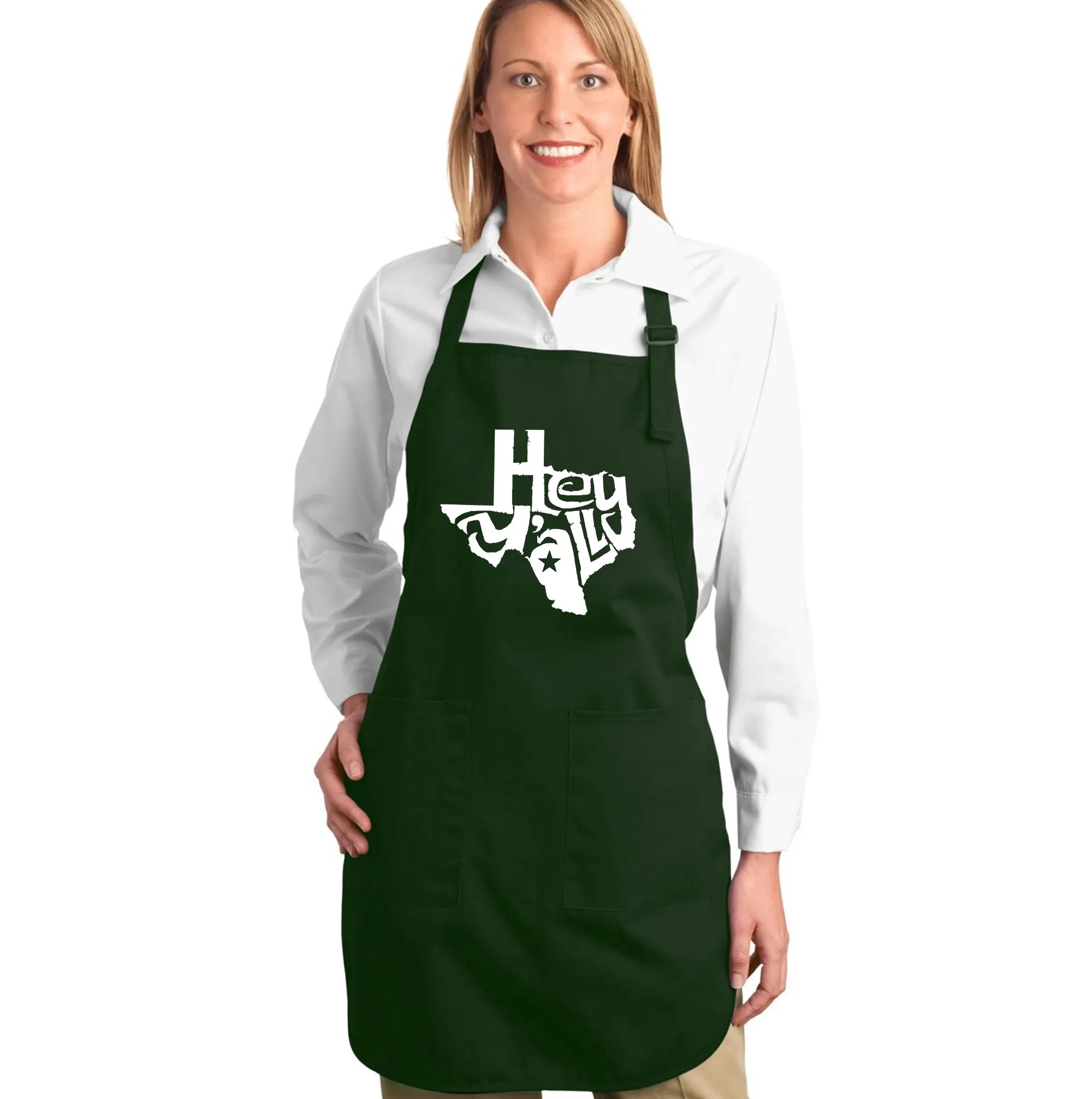 Hey Yall - Full Length Word Art Apron sold by LA Pop Art product image thumbnail 5