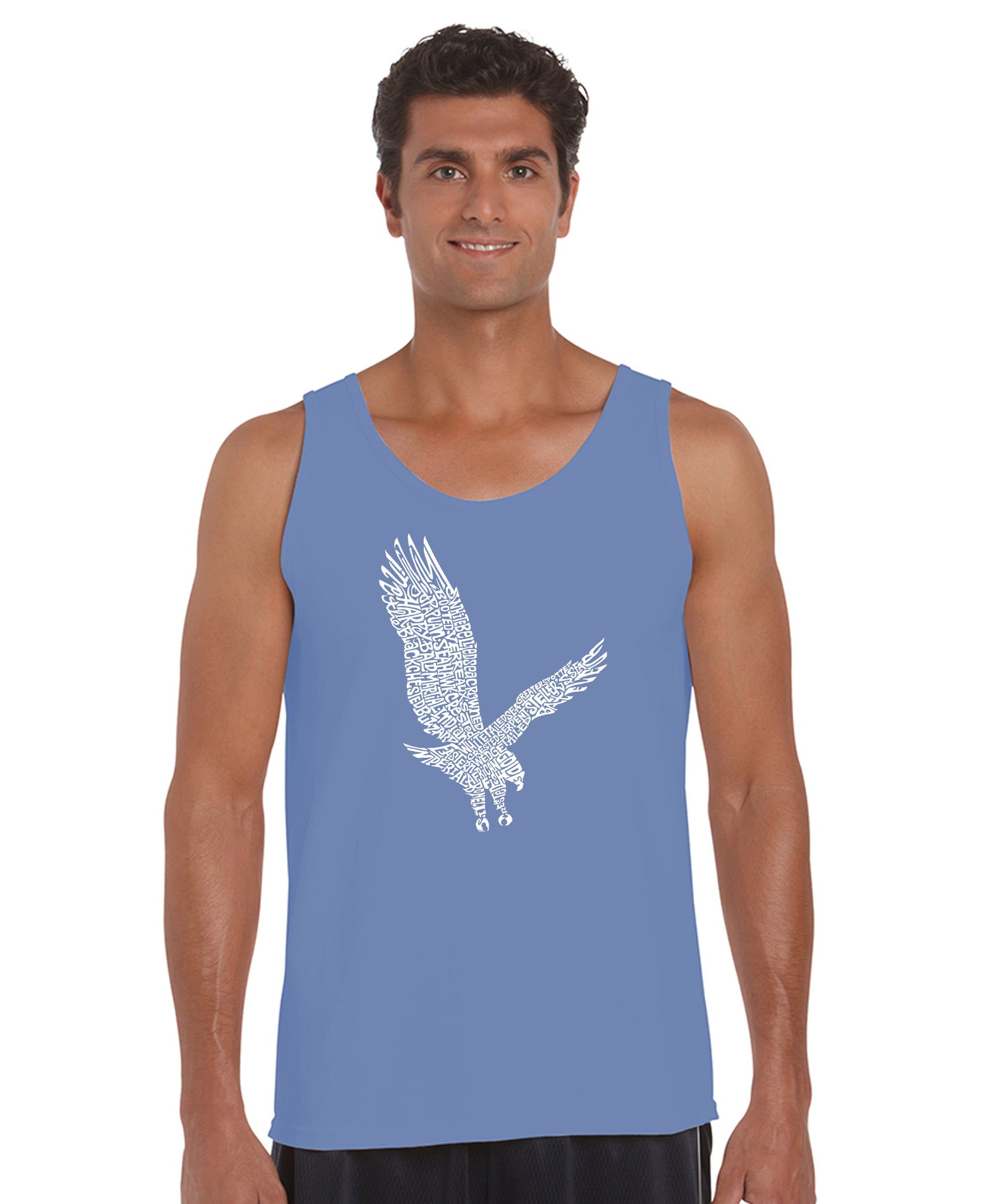 Eagle - Men's Word Art Tank Top sold by LA Pop Art product image thumbnail 3