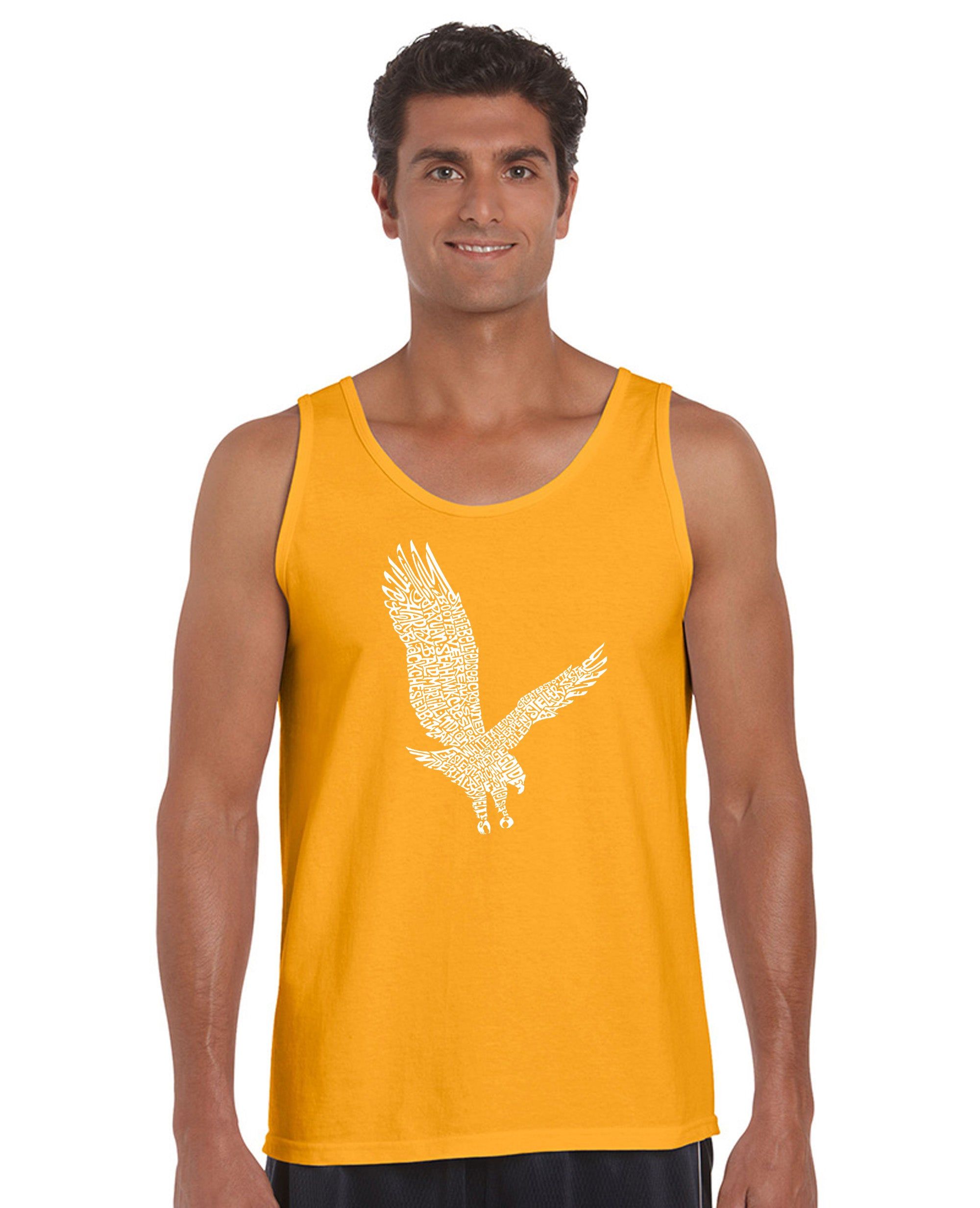 Eagle - Men's Word Art Tank Top sold by LA Pop Art product image thumbnail 4