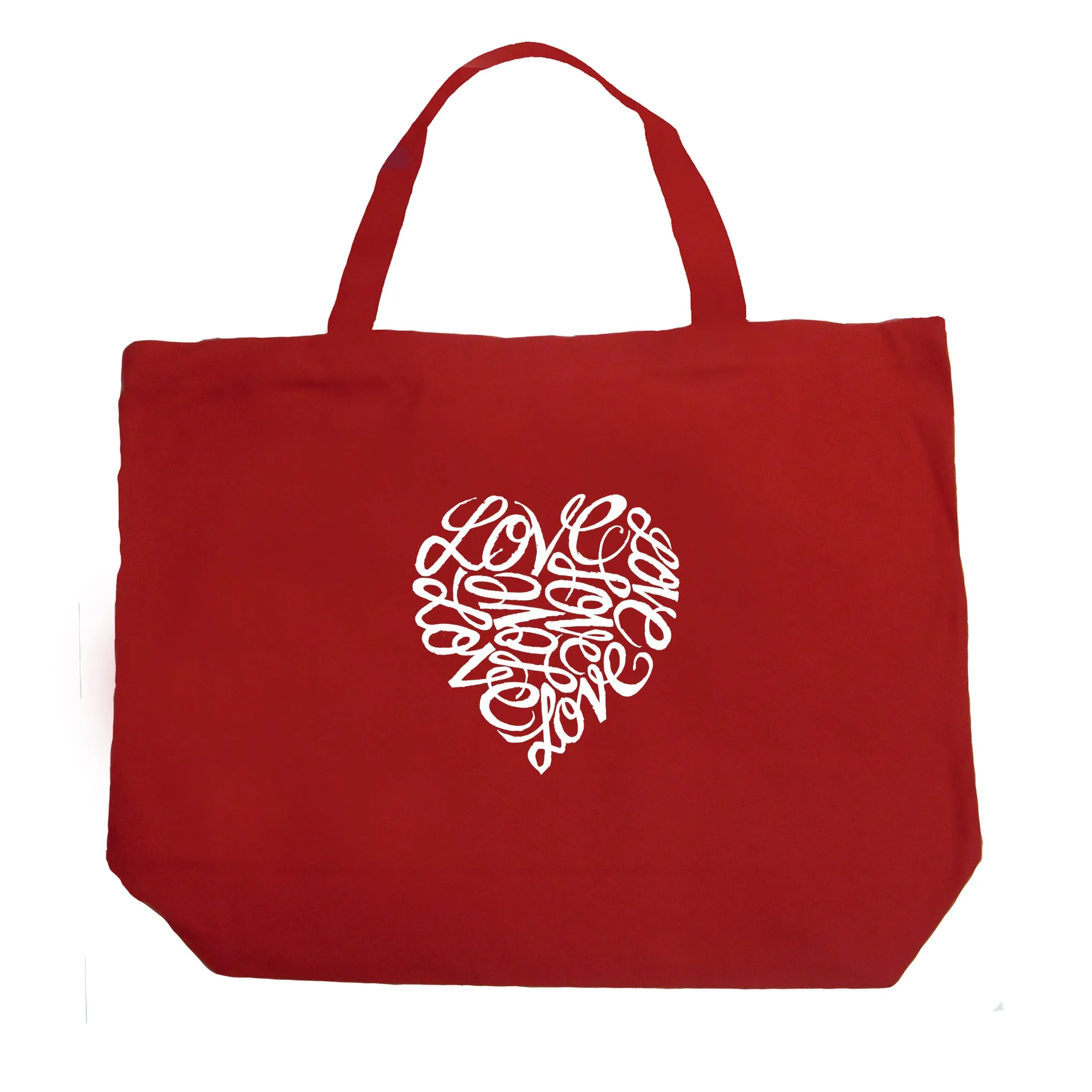 LOVE - Large Word Art Tote Bag sold by LA Pop Art product image thumbnail 4
