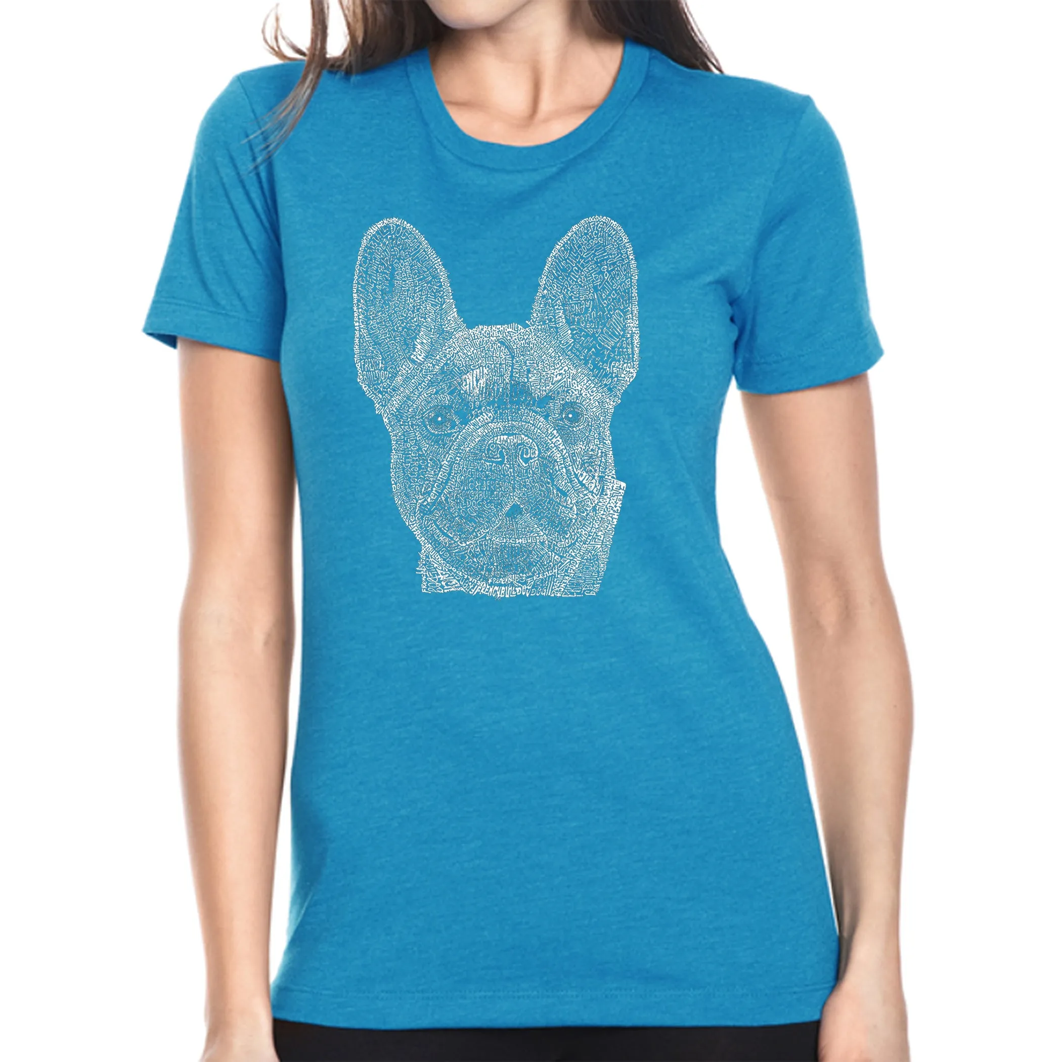 French Bulldog - Women's Premium Blend Word Art T-Shirt sold by LA Pop Art product image thumbnail 4