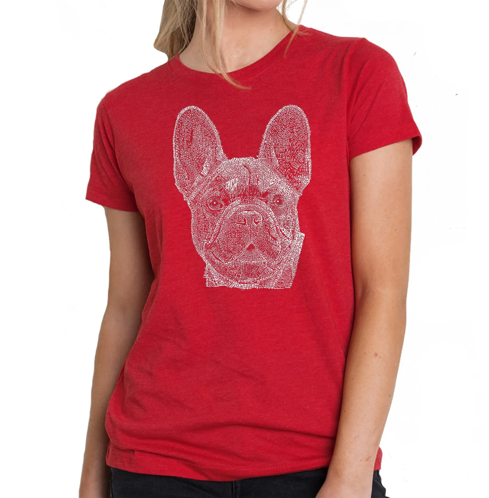 French Bulldog - Women's Premium Blend Word Art T-Shirt sold by LA Pop Art product image thumbnail 5