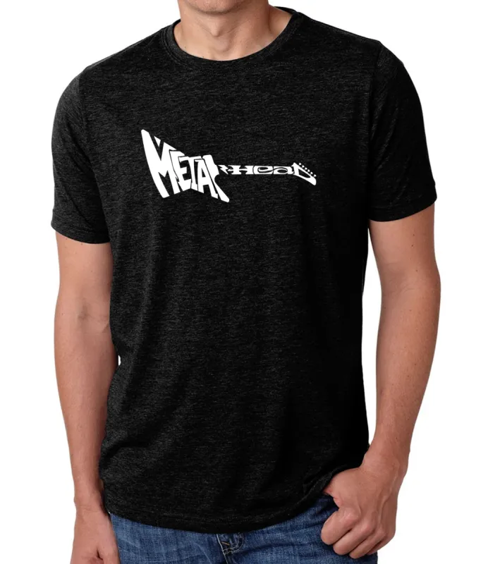 Metal Head - Men's Premium Blend Word Art T-Shirt sold by LA Pop Art
