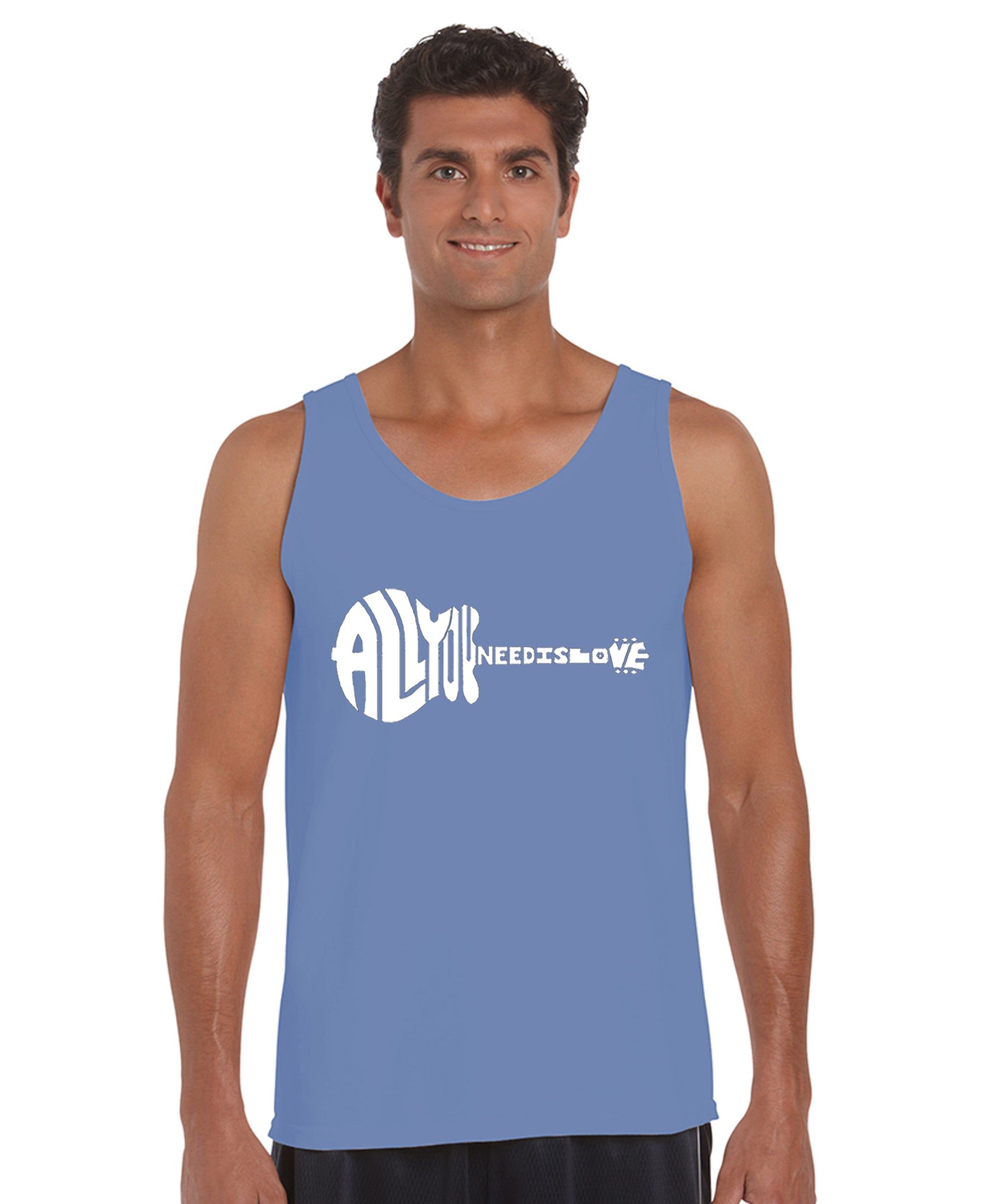 All You Need Is Love - Men's Word Art Tank Top sold by LA Pop Art product image thumbnail 3