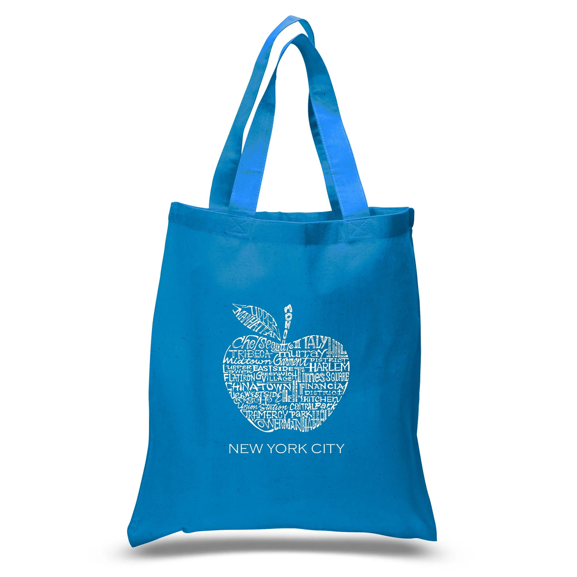 Neighborhoods in NYC - Small Word Art Tote Bag sold by LA Pop Art product image thumbnail 5