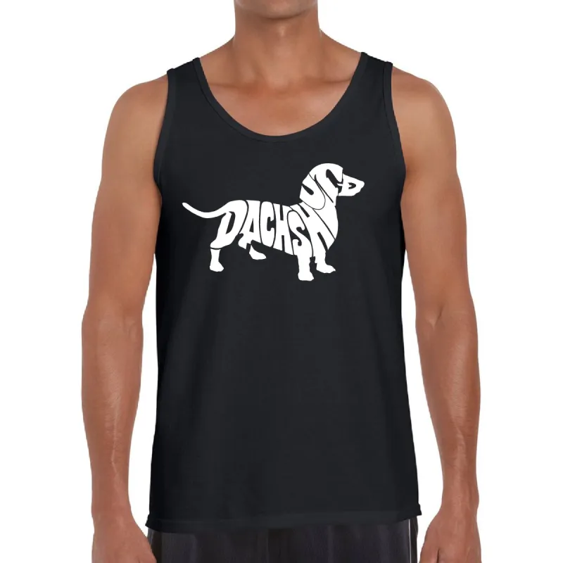 Dachshund  - Men's Word Art Tank Top sold by LA Pop Art