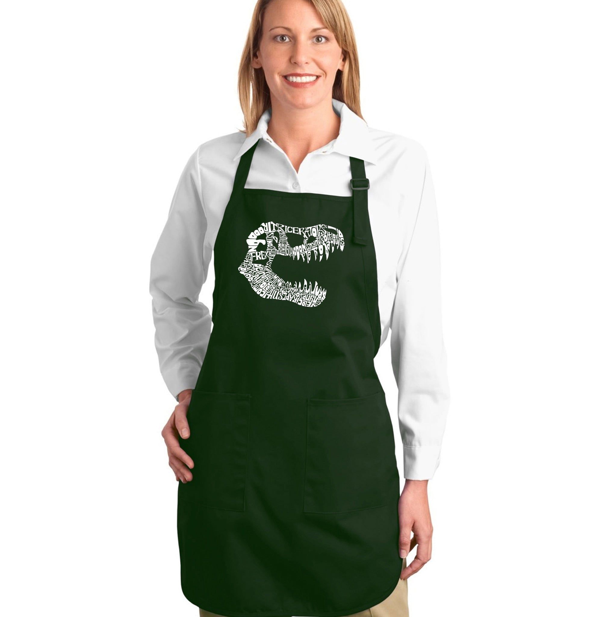 TREX - Full Length Word Art Apron sold by LA Pop Art product image thumbnail 5