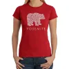 Yosemite Bear -  Women's Word Art T-Shirt sold by LA Pop Art