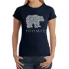 Yosemite Bear -  Women's Word Art T-Shirt sold by LA Pop Art