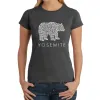 Yosemite Bear -  Women's Word Art T-Shirt sold by LA Pop Art