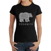 Yosemite Bear -  Women's Word Art T-Shirt sold by LA Pop Art
