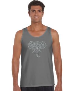 Tusks - Men's Word Art Tank Top sold by LA Pop Art