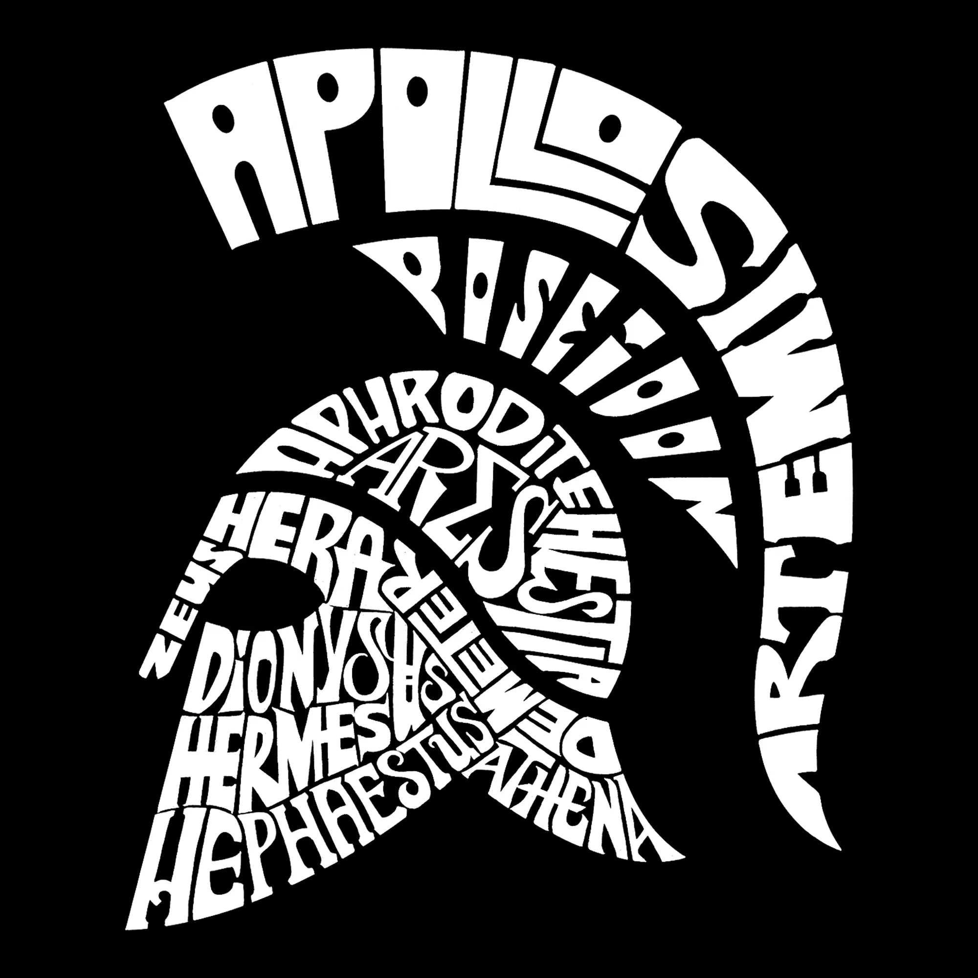 SPARTAN - Men's Tall Word Art T-Shirt sold by LA Pop Art product image thumbnail 2