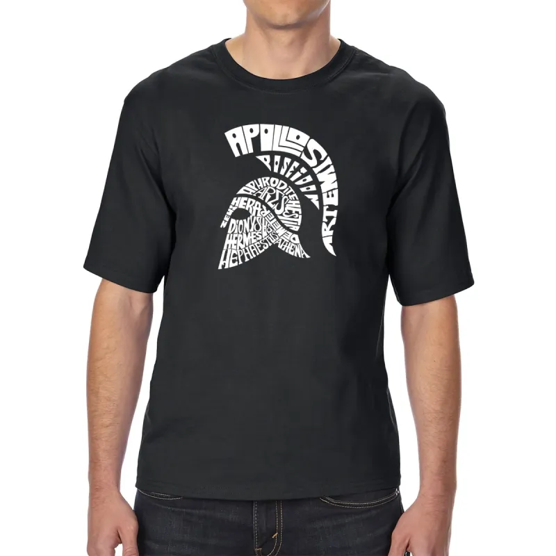 SPARTAN - Men's Tall Word Art T-Shirt sold by LA Pop Art