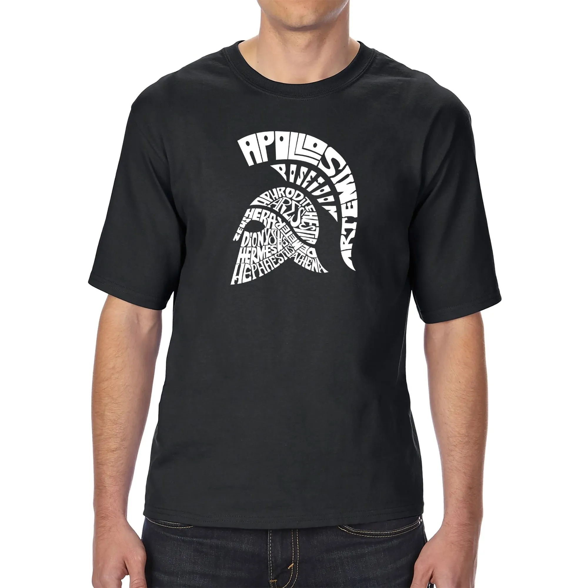 SPARTAN - Men's Tall Word Art T-Shirt sold by LA Pop Art