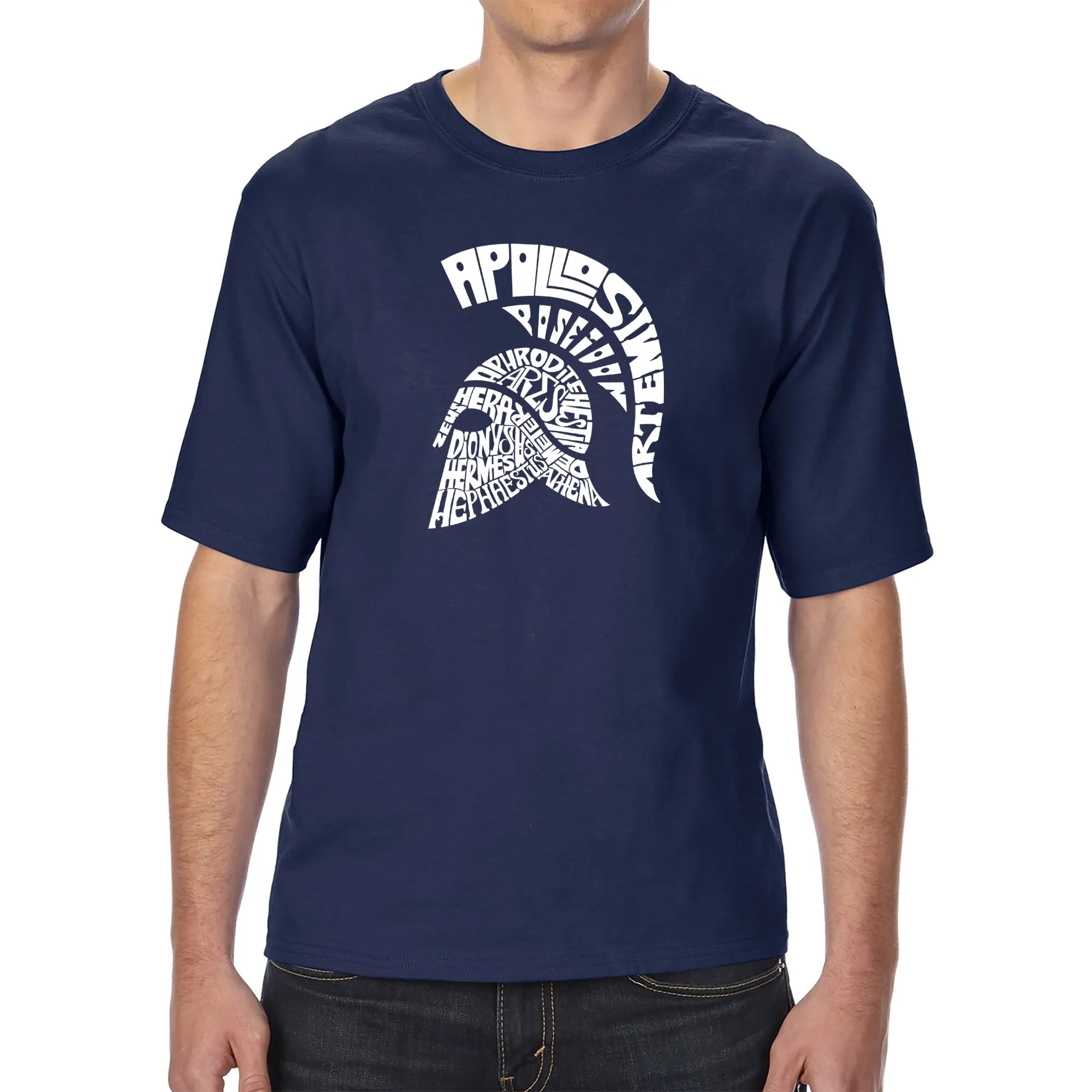 SPARTAN - Men's Tall Word Art T-Shirt sold by LA Pop Art product image thumbnail 3