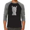 Alpaca - Men's Raglan Baseball Word Art T-Shirt sold by LA Pop Art