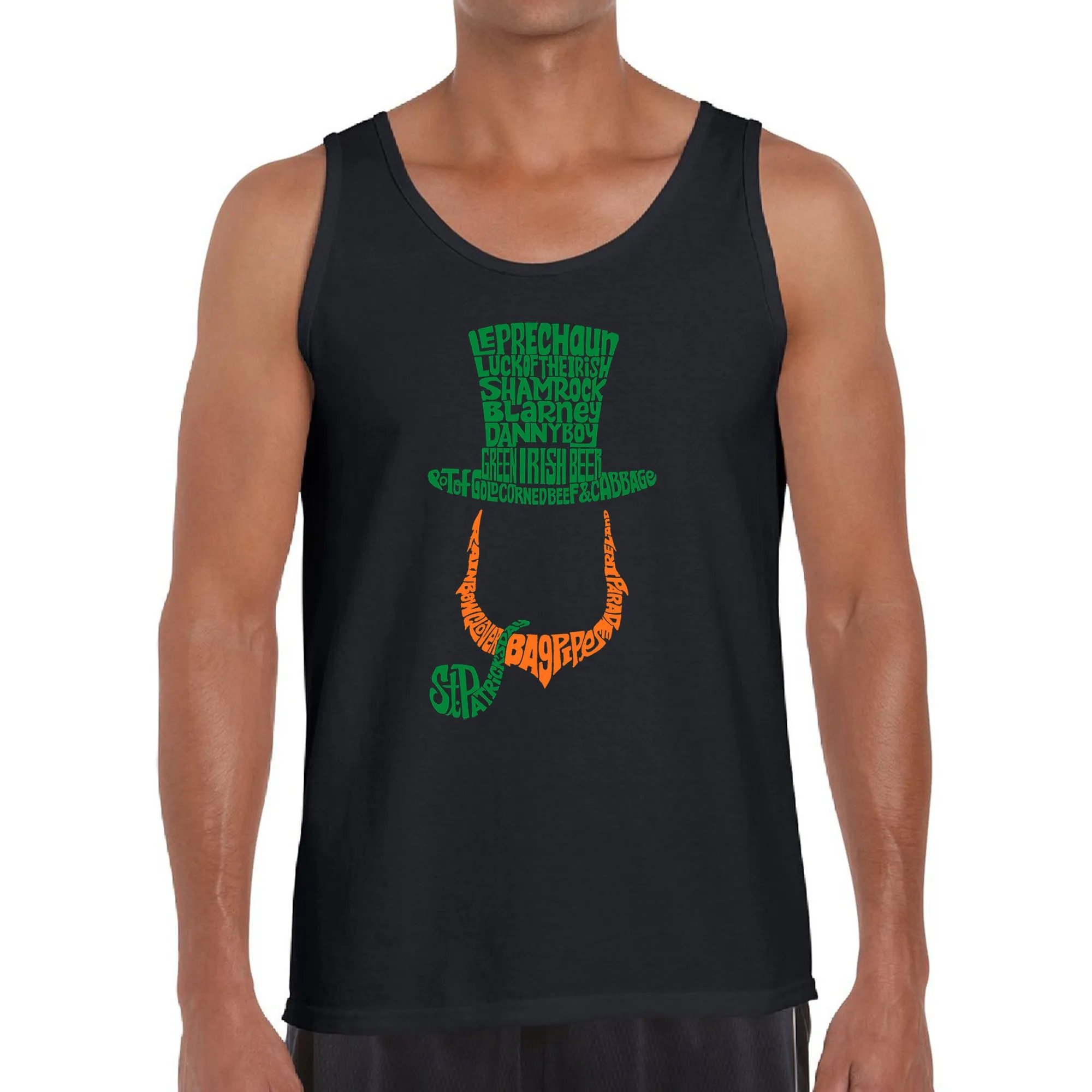 Leprechaun - Men's Word Art Tank Top sold by LA Pop Art