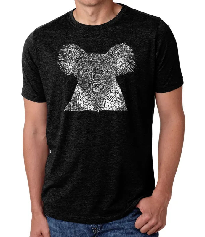 Koala - Men's Premium Blend Word Art T-Shirt sold by LA Pop Art