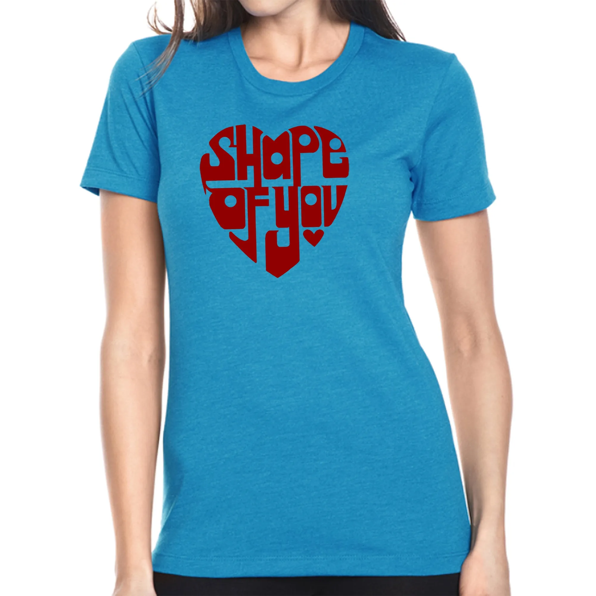 Shape of You - Women's Premium Blend Word Art T-Shirt sold by LA Pop Art product image thumbnail 4