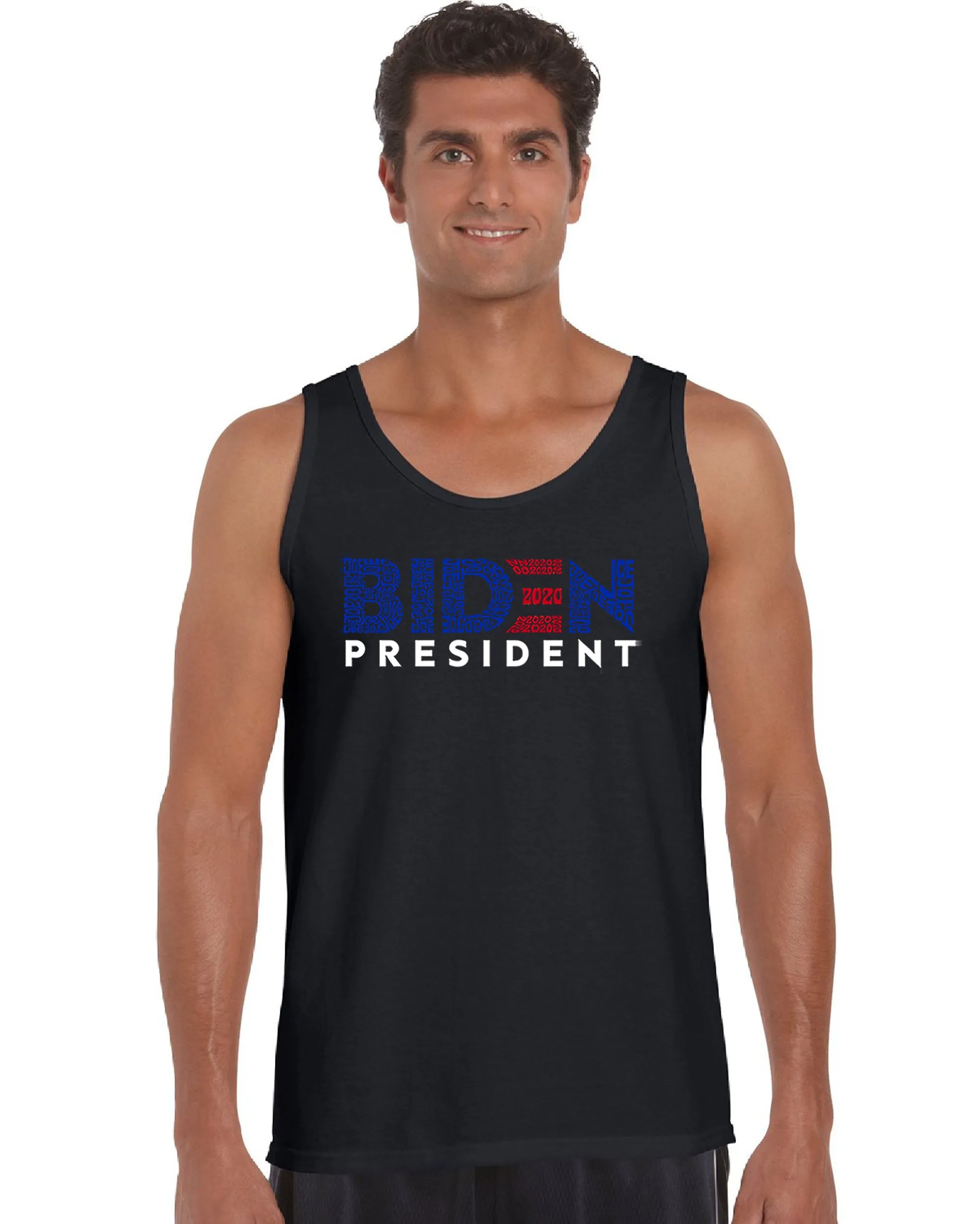 Biden 2020 - Men's Word Art Tank Top sold by LA Pop Art