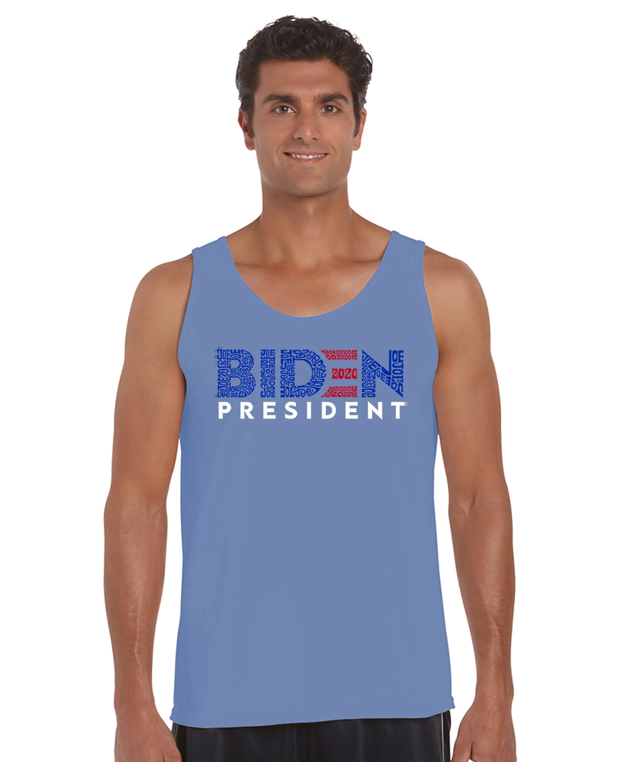 Biden 2020 - Men's Word Art Tank Top sold by LA Pop Art product image thumbnail 5