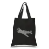 P40 - Small Word Art Tote Bag sold by LA Pop Art