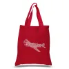 P40 - Small Word Art Tote Bag sold by LA Pop Art