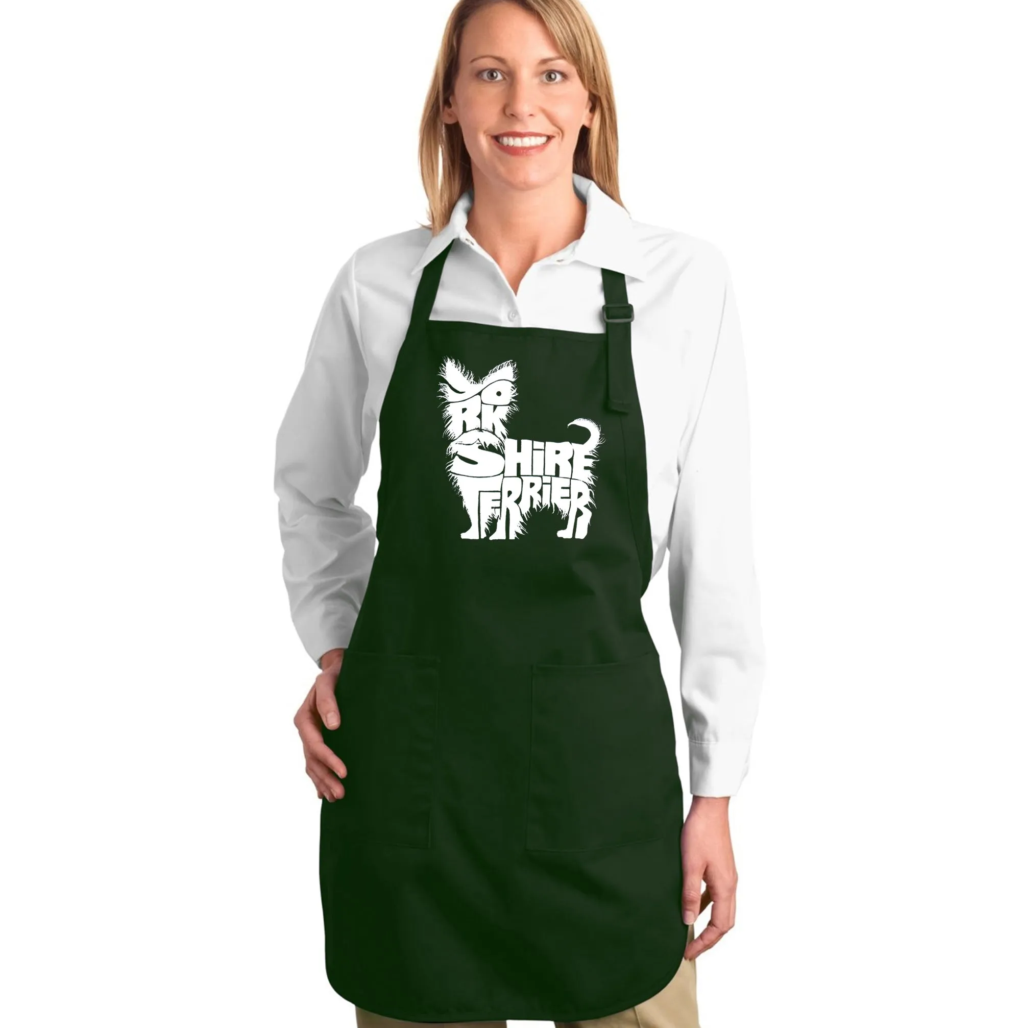 Yorkie - Full Length Word Art Apron sold by LA Pop Art product image thumbnail 5