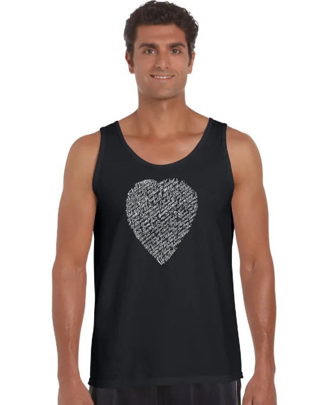 WILLIAM SHAKESPEARE'S SONNET 18 - Men's Word Art Tank Top made by LA Pop Art