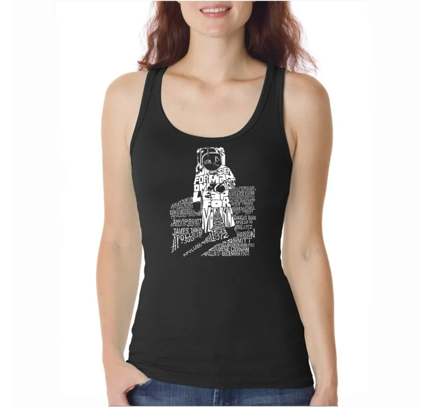 ASTRONAUT  - Women's Word Art Tank Top sold by LA Pop Art