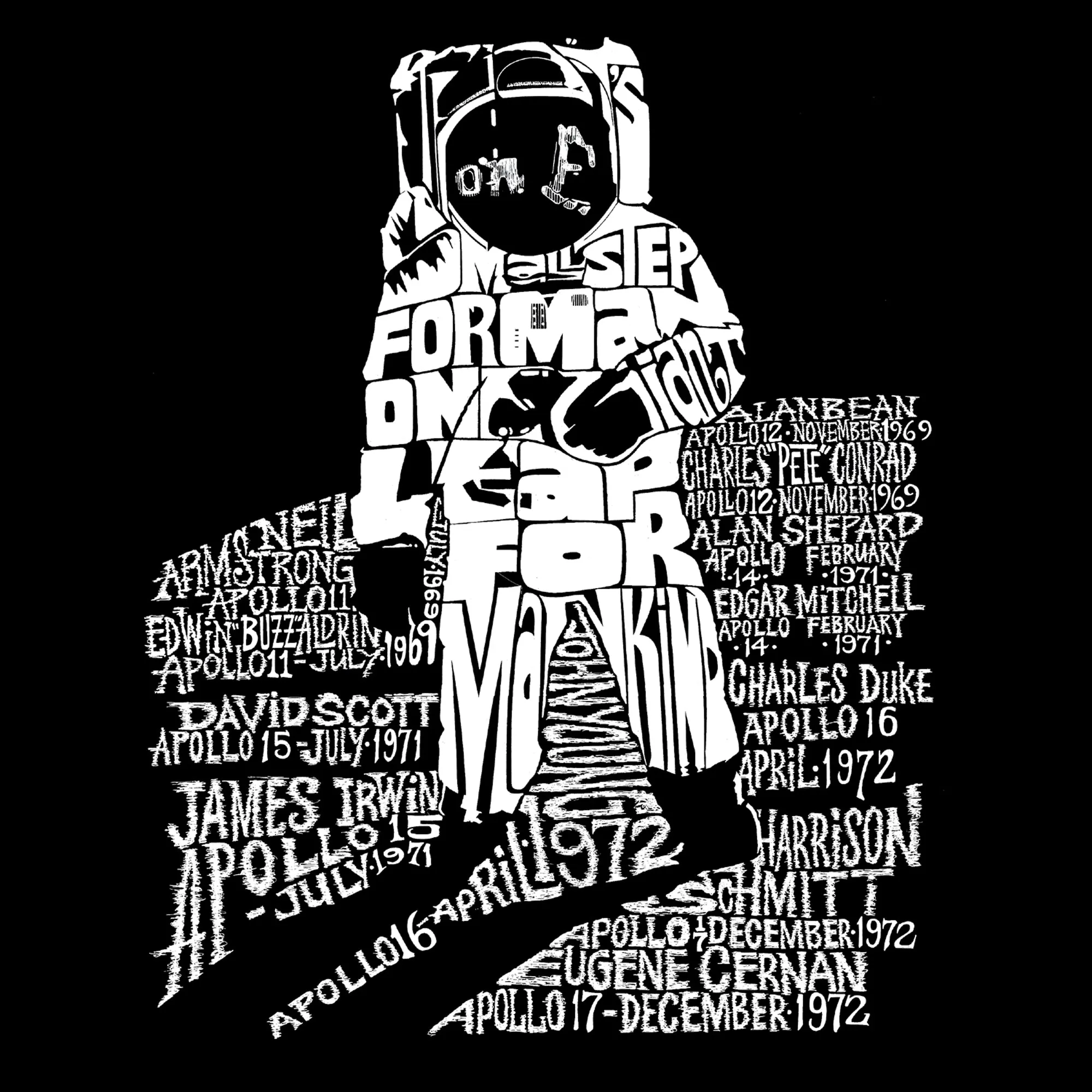 ASTRONAUT - Women's Word Art Tank Top sold by LA Pop Art product image thumbnail 2