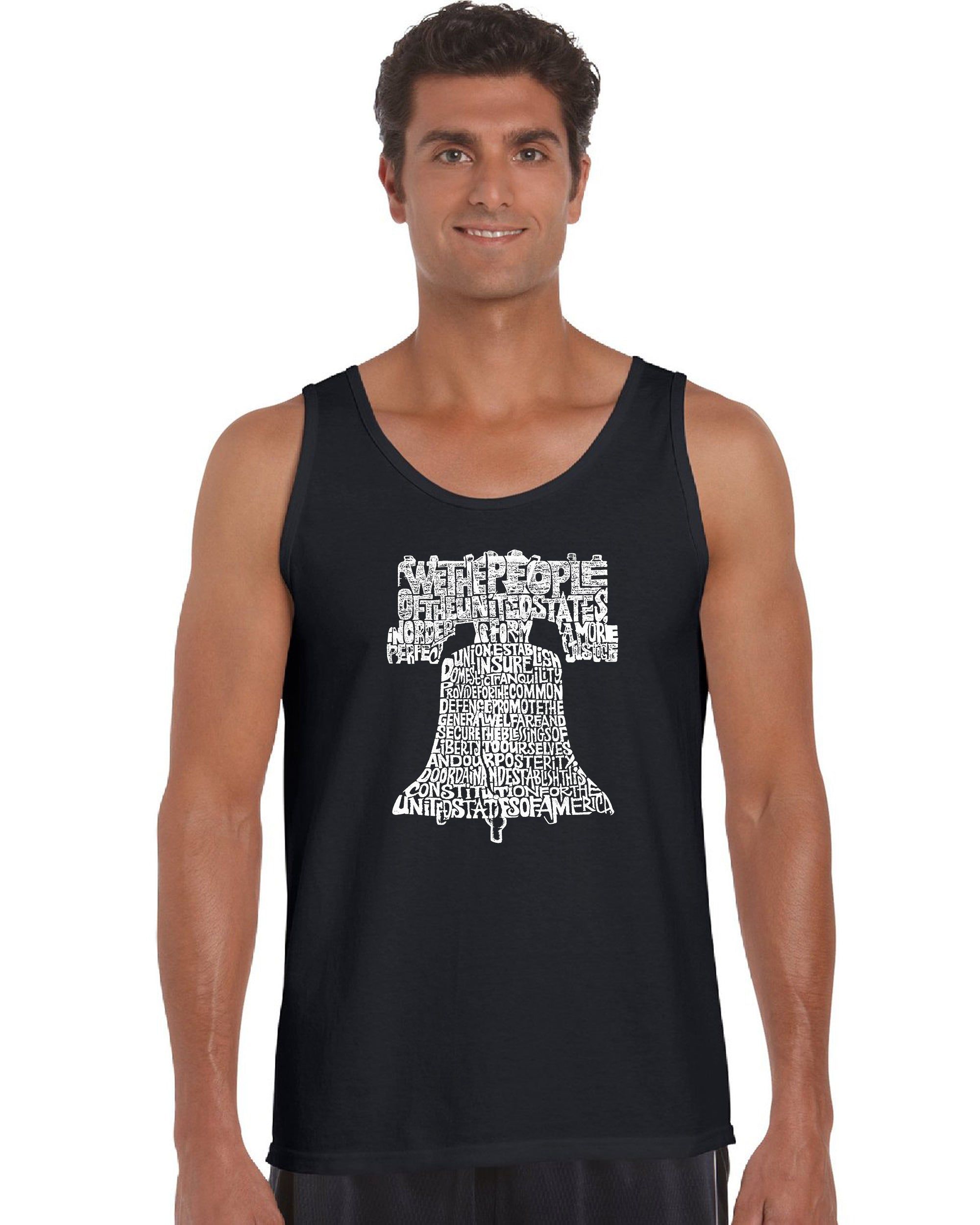 Liberty Bell - Men's Word Art Tank Top sold by LA Pop Art