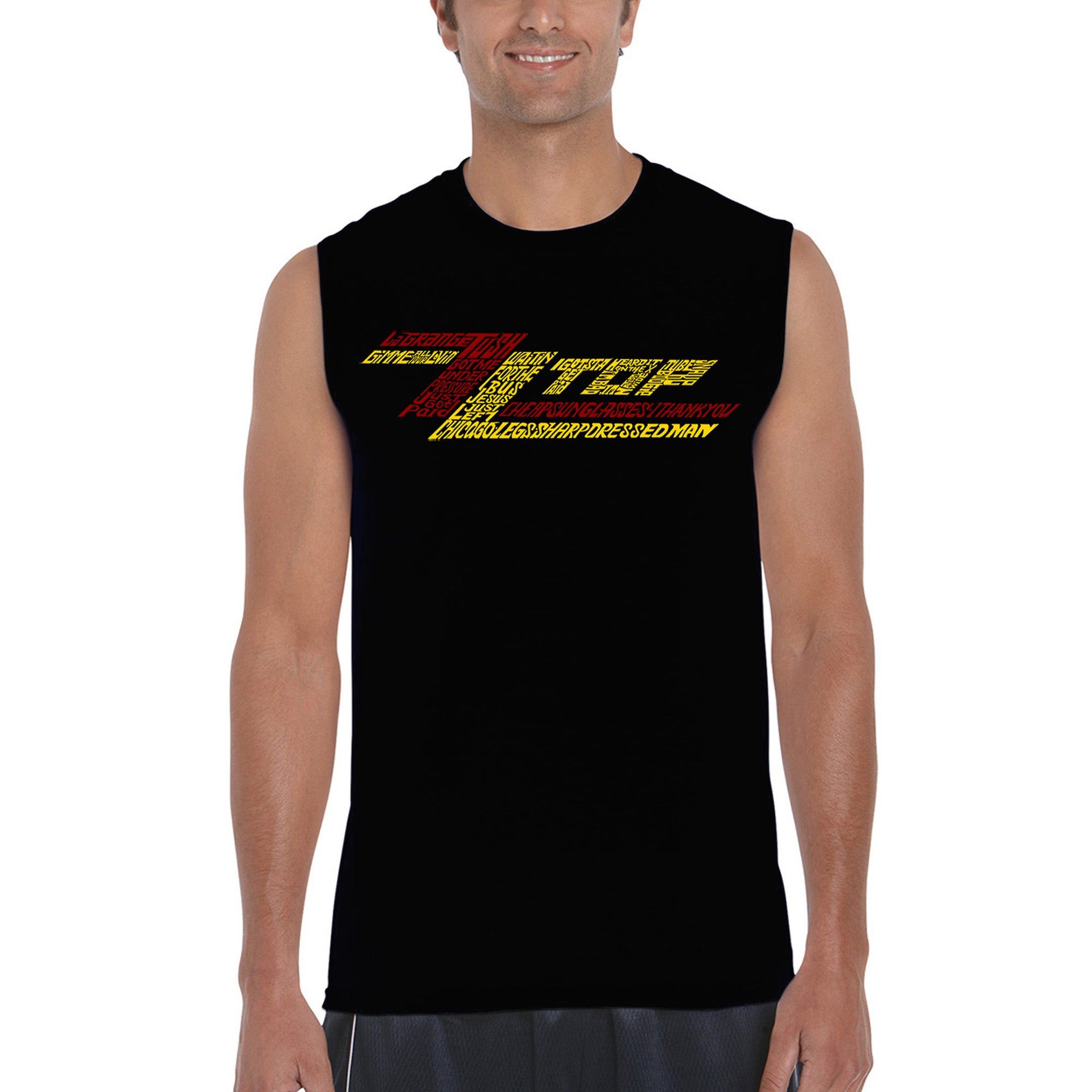 ZZ Top - Men's Word Art Sleeveless T-Shirt sold by LA Pop Art
