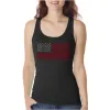 USA Flag  - Women's Word Art Tank Top sold by LA Pop Art
