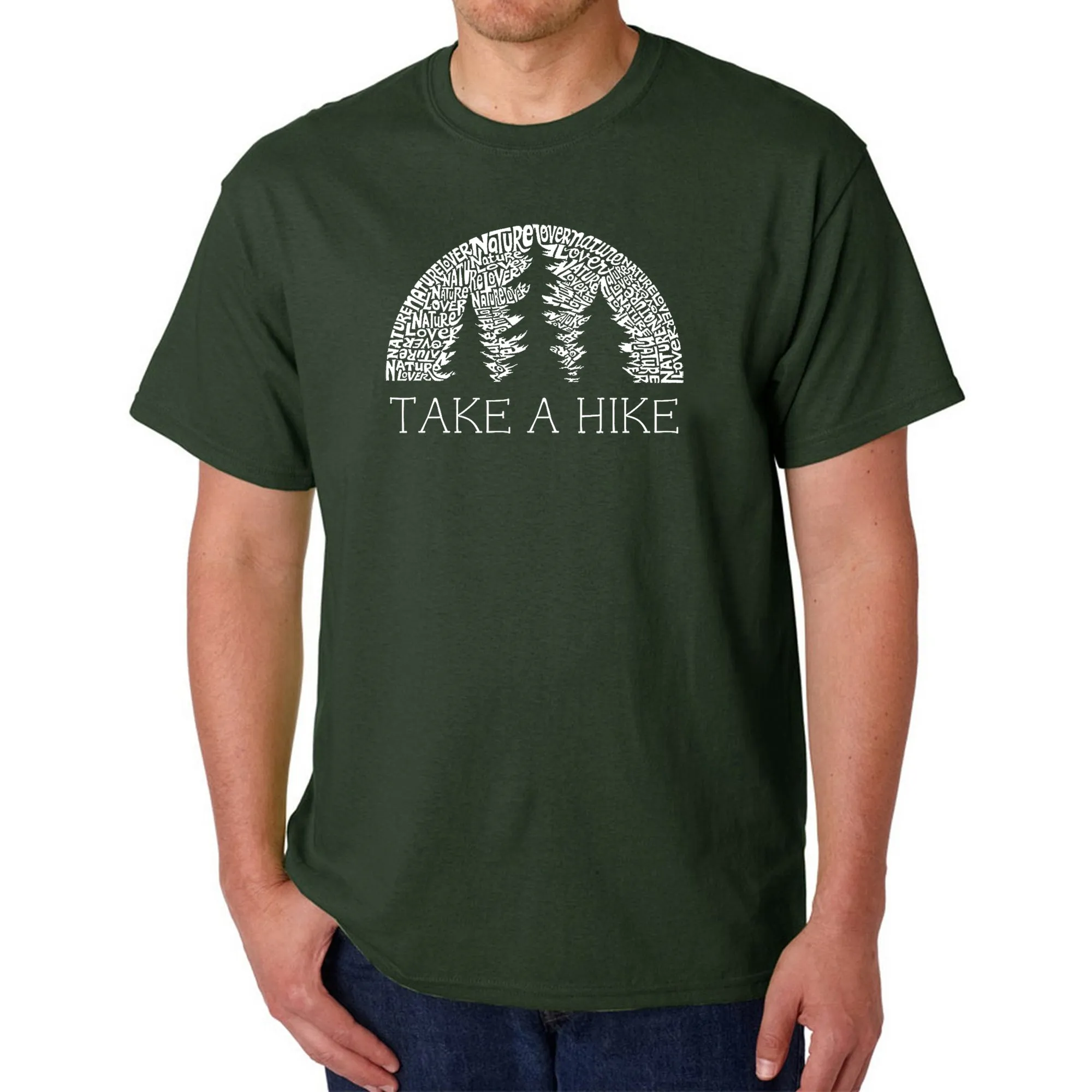 Nature Lover - Men's Word Art T-Shirt sold by LA Pop Art product image thumbnail 4