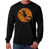 Spooky Witch  - Men's Word Art Long Sleeve T-Shirt sold by LA Pop Art