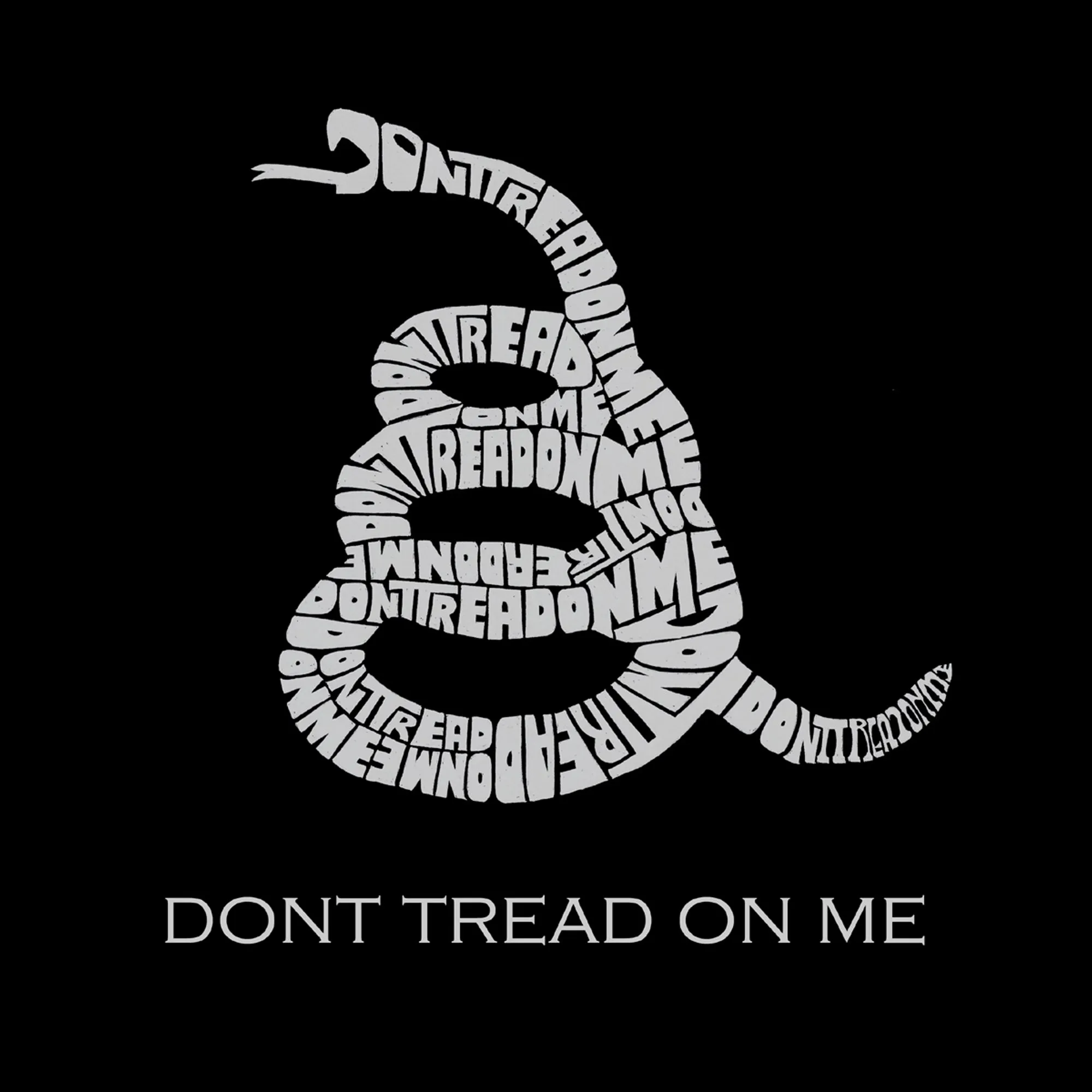 DONT TREAD ON ME - Women's Word Art Tank Top sold by LA Pop Art product image thumbnail 2