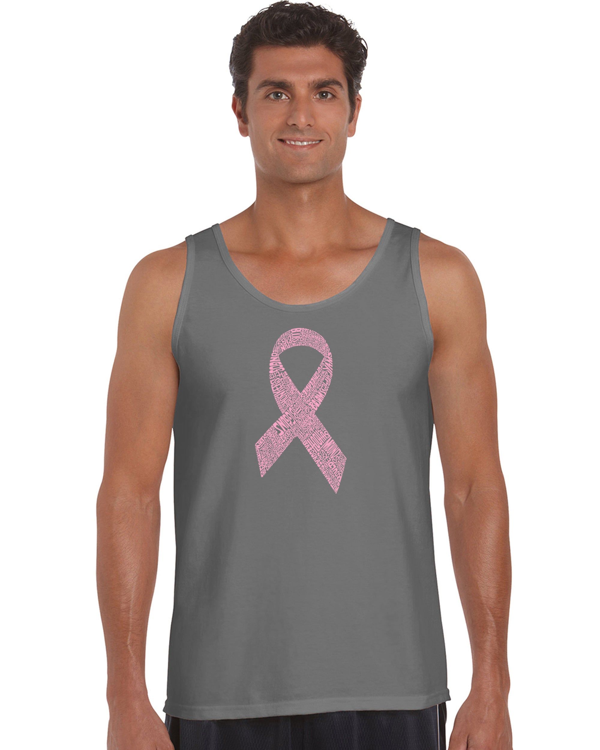 CREATED OUT OF 50 SLANG TERMS FOR BREASTS - Men's Word Art Tank Top sold by LA Pop Art product image thumbnail 5