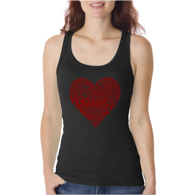 Love Yourself - Women's Word Art Tank Top sold by LA Pop Art