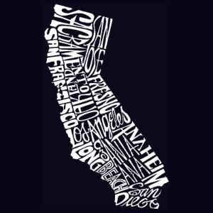 California State -  Men's Word Art Tank Top sold by LA Pop Art