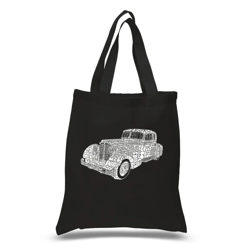 Mobsters - Small Word Art Tote Bag sold by LA Pop Art